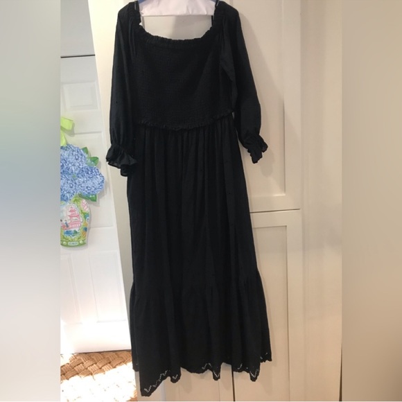 NWOT Lilly Pulitzer Arlynn black eyelet dress Size XL - Picture 4 of 14
